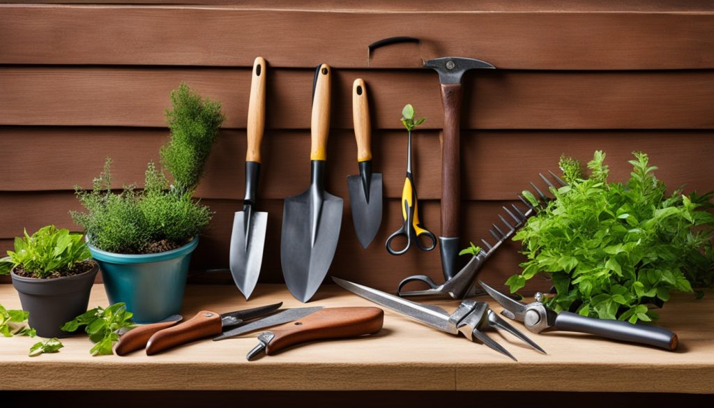 Outils de jardinage