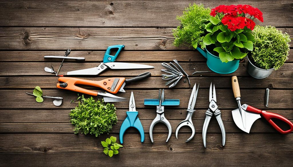 outils pratiques pour l'entretien du jardin